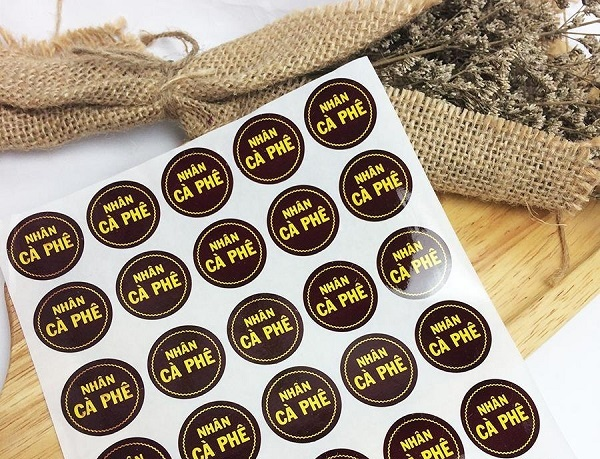 Decal dán cho quán cà phê