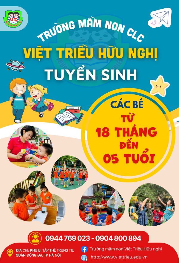 Mẫu tờ rơi tuyển sinh mầm non số  4