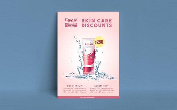 Các mẫu poster quảng cáo mỹ phẩm bắt mắt