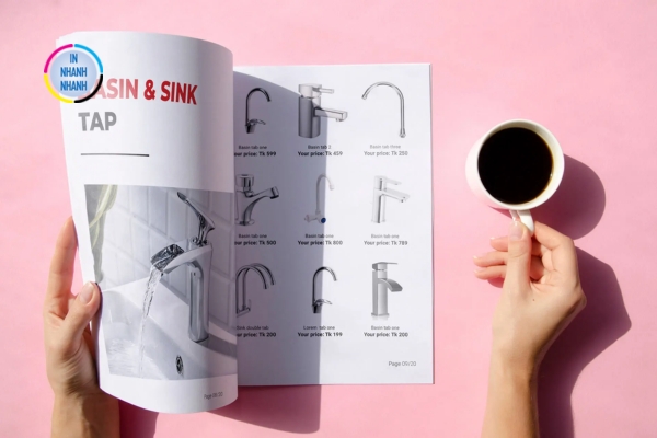 Mẫu catalogue vòi nước