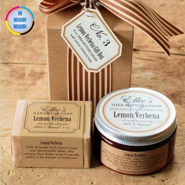 Mẫu in decal giấy kraft