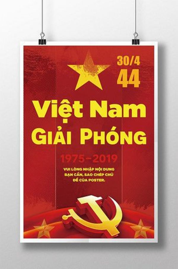 Mẫu poster đơn giản nhưng nổi bật
