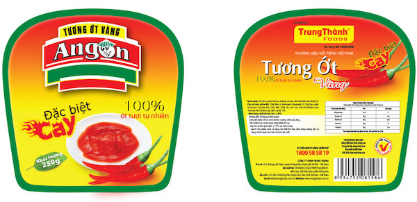 Mẫu tem nhãn tương ớt