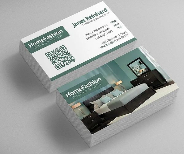 Quy cách thiết kế chuẩn của name card nội thất tại AZ