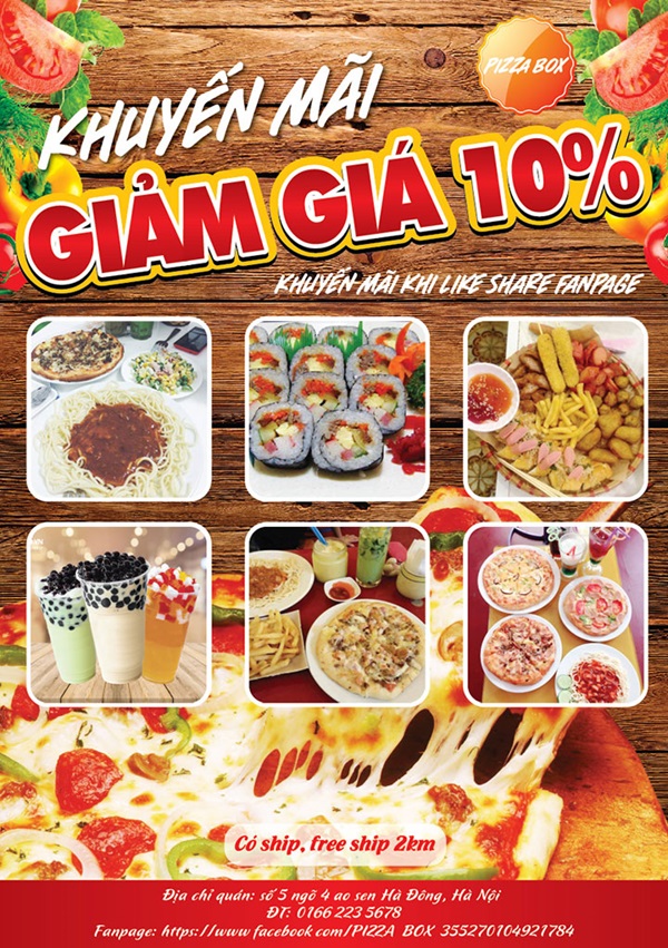 Mẫu tờ rơi giới thiệu các chương trình giảm giá&nbsp;