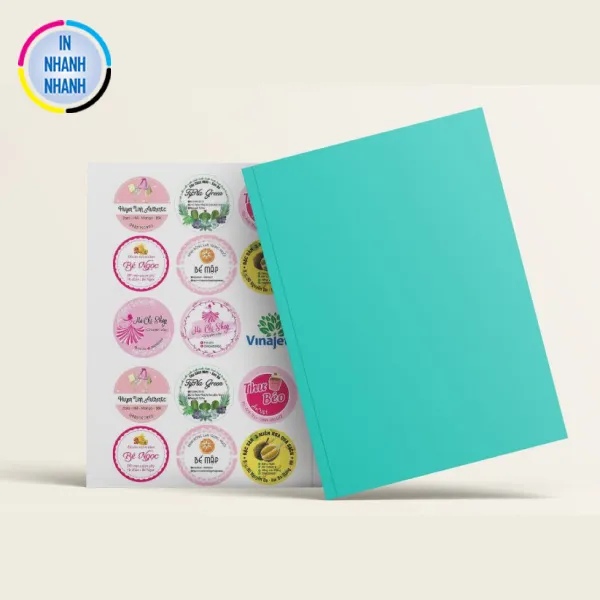 Nhãn dán sản phẩm đa dạng, bắt mắt